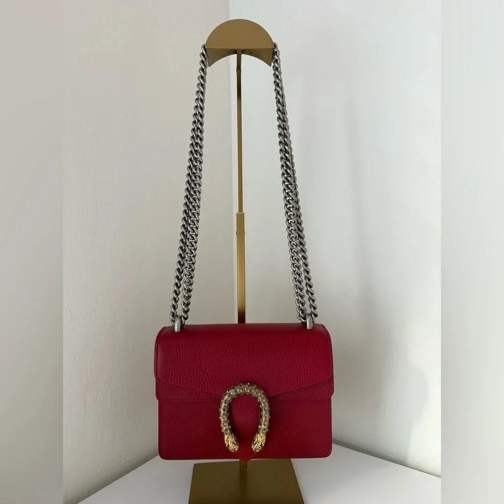 GUCCI Dionysus Swarovski Leather Bag Mini - Picture 2 of 12